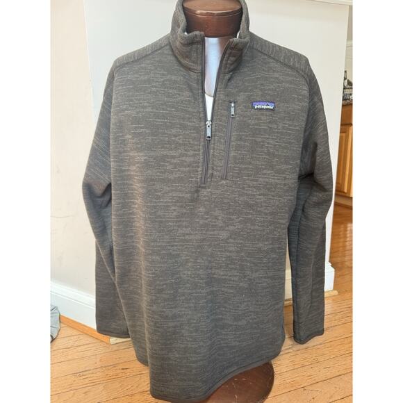 Patagonia Better Sweater 1/4 Zip Fleece Pullover Mens xxl Grey 25522 (bl100